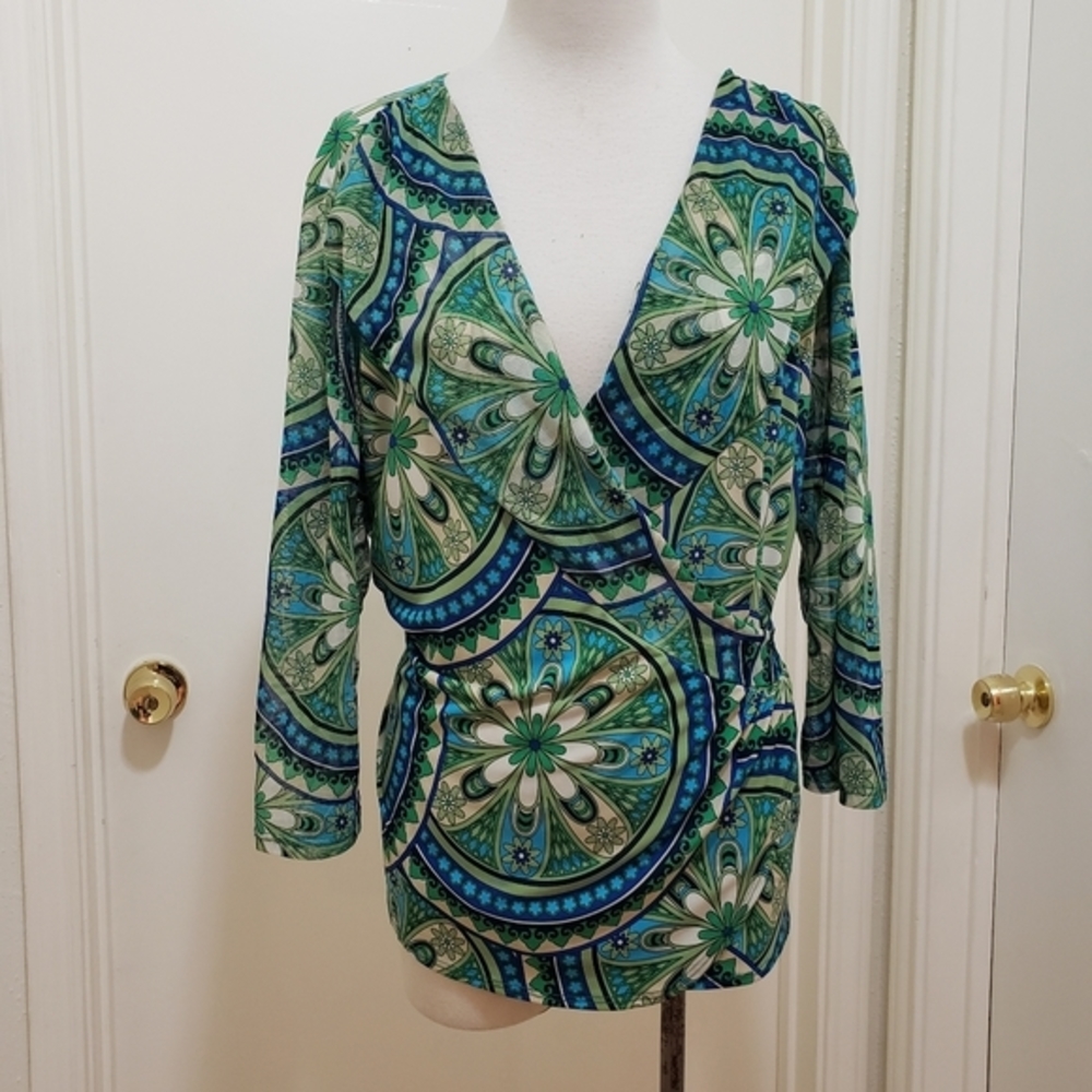 3for$20 deep cut blouse